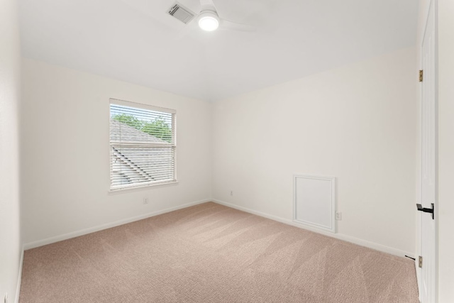 5708 Bexley Ct, Austin, TX 78739 - spare room featuring carpet floors, baseboards, and a ceiling fan
