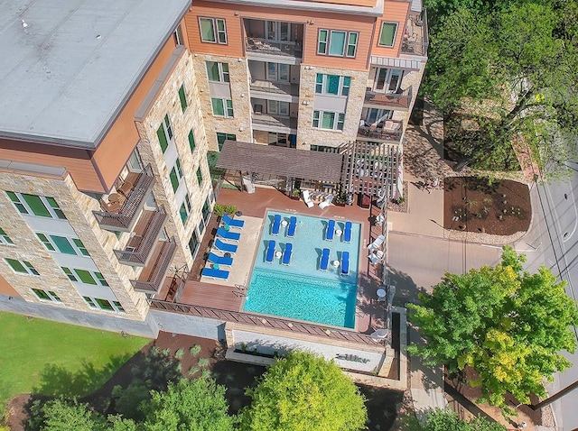 1900 Barton Springs Rd Unit 4013, Austin, TX 78704 - drone / aerial view
