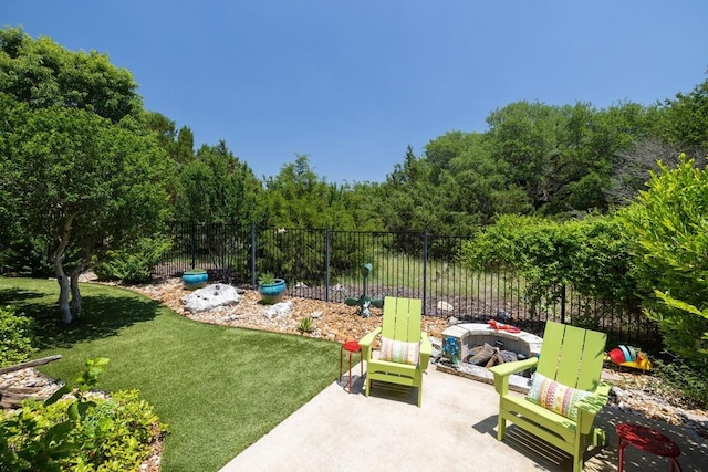 310 Lauren Trl, Cedar Park, TX 78613 - view of yard with a patio