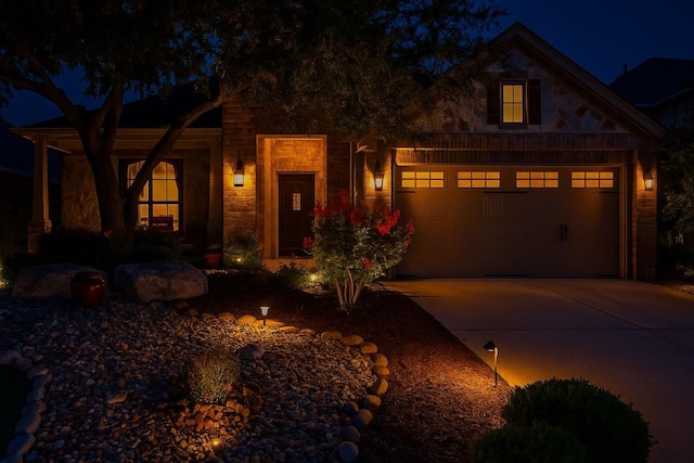 310 Lauren Trl, Cedar Park, TX 78613 - view of front of property featuring an attached garage and concrete driveway