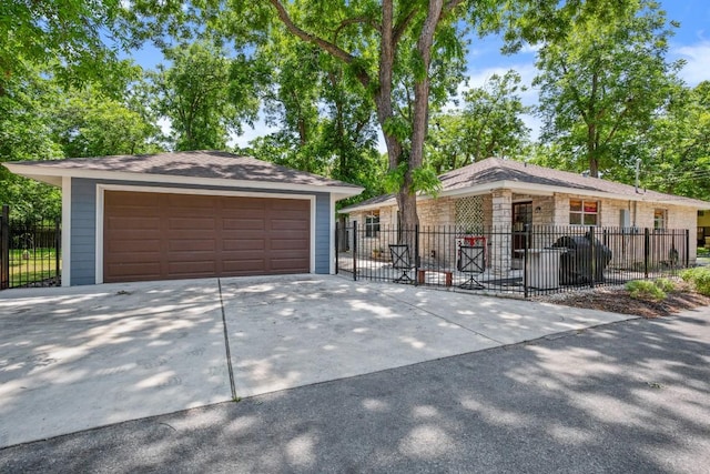 1507 Ash St, Georgetown, TX 78626 - view of front of house featuring stone siding, an outdoor structure, and a garage