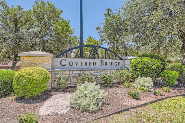 7701 Crackling Creek Dr, Austin, TX 78736 - view of community sign