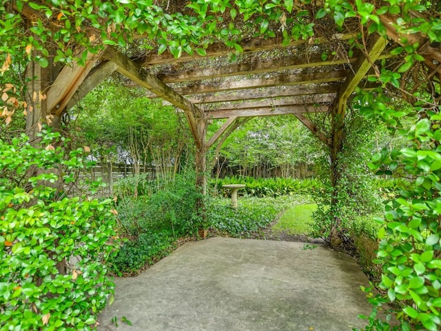 3304 Windsor Rd, Austin, TX 78703 - view of patio with a pergola