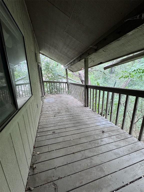 3409 Rosefinch Trl, Austin, TX 78746 - view of wooden terrace