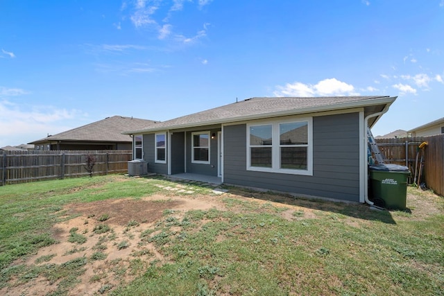 144 Sulphur River Loop, Hutto, TX 78634 - rear view of house with cooling unit