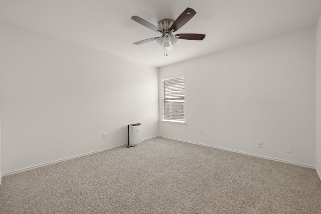 120 Wegstrom St, Hutto, TX 78634 - spare room with a ceiling fan and carpet flooring