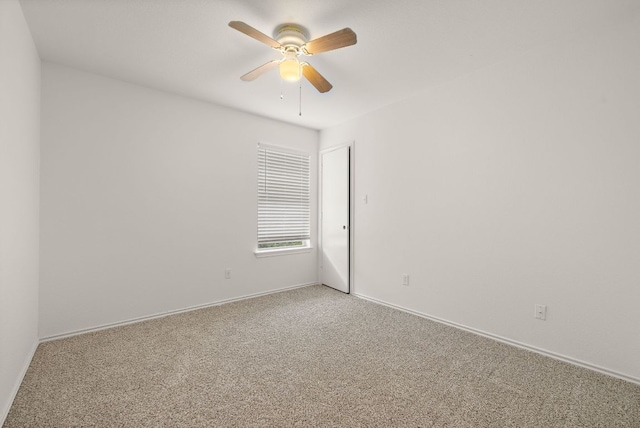 120 Wegstrom St, Hutto, TX 78634 - spare room with carpet, baseboards, and ceiling fan