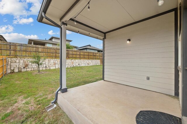 7809 Linnie Ln, Austin, TX 78724 - fenced backyard with a patio