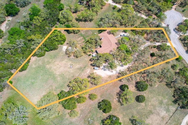 297 Carpers Trl, Fischer, TX 78623 - view of property location featuring property parcel outlined