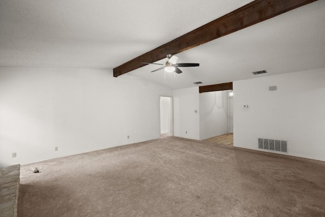 7104 Greenock St, Austin, TX 78749 - unfurnished living room featuring a ceiling fan and carpet floors