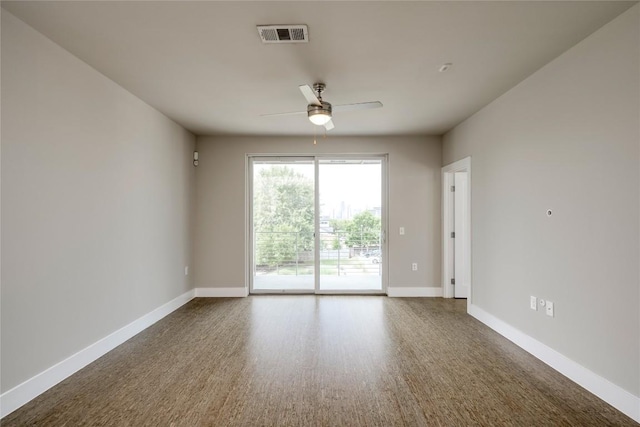 2724 Treble Ln Unit 324, Austin, TX 78704 - empty room with ceiling fan and baseboards