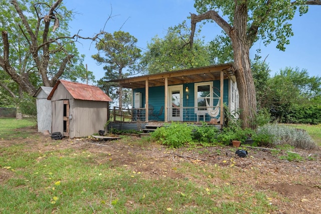 10843 US Highway 90 W, Harwood, TX 78632 - view of front of property featuring covered porch
