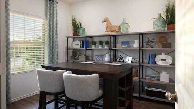 109 Imola St, Hutto, TX 78634 - home office with wood finished floors and baseboards