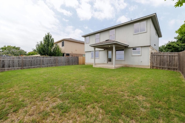 1214 Hensley Dr, Leander, TX 78641 - back of property featuring a patio area
