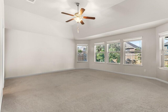 4162 Kingsley Ave, Round Rock, TX 78681 - carpeted empty room with a ceiling fan and baseboards