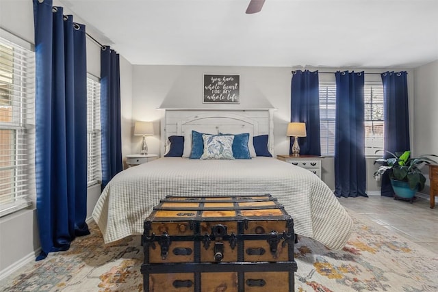 110 N Willis St, Lampasas, TX 76550 - bedroom featuring baseboards and ceiling fan