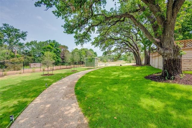 4802 S Congress Ave Unit 121, Austin, TX 78745 - view of yard featuring a storage shed and a garage