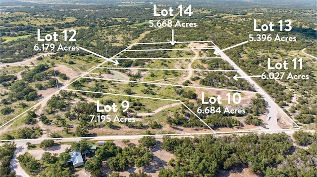 LOT13 Ridgeway Trl, Johnson City, TX 78636 - drone / aerial view