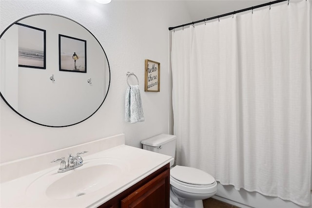 30 Stone Terrace Dr, Austin, TX 78734 - full bathroom with vanity and shower / bathtub combination with curtain