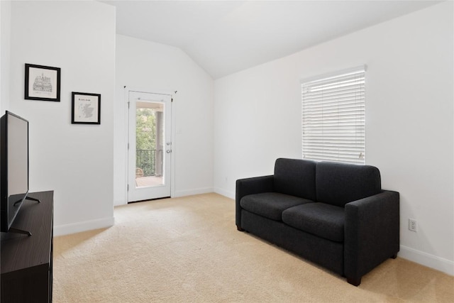 30 Stone Terrace Dr, Austin, TX 78734 - living area with vaulted ceiling and carpet floors