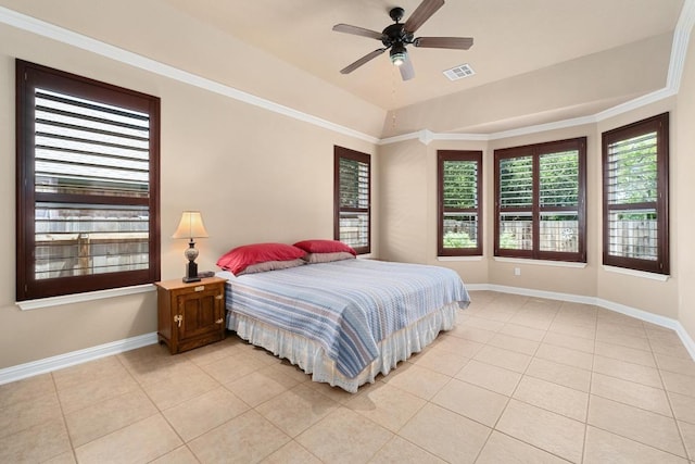 161 Serene Hollow Ln, Buda, TX 78610 - bedroom featuring light tile patterned floors, baseboards, and multiple windows
