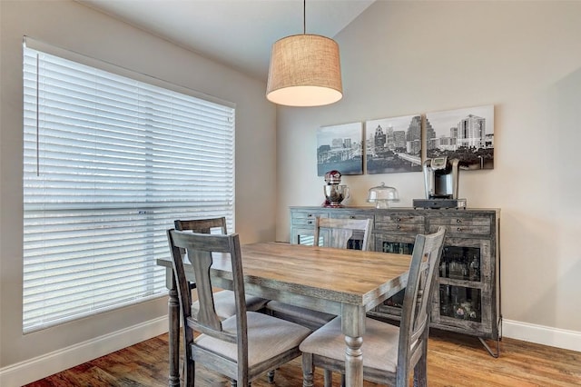 1307 Rambling Cv, Cedar Park, TX 78613 - dining room featuring baseboards and wood finished floors