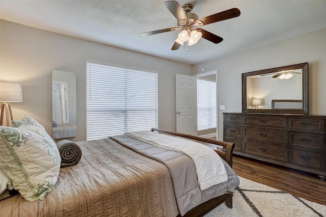 1307 Rambling Cv, Cedar Park, TX 78613 - bedroom featuring dark wood finished floors and ceiling fan