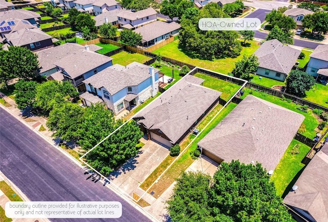 11117 Old Quarry Rd, Austin, TX 78717 - aerial perspective of suburban area