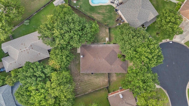 404 N Belinda Ct, Bastrop, TX 78602 - drone / aerial view of a pool area