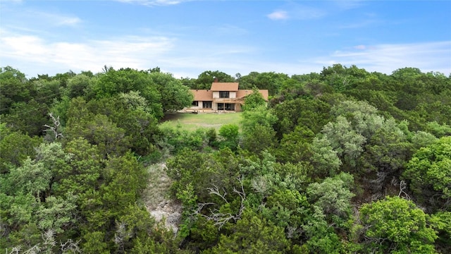 11105 Highview Dr, Belton, TX 76513 - aerial view of property and surrounding area featuring a heavily wooded area
