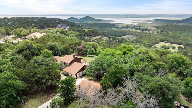 11105 Highview Dr, Belton, TX 76513 - view from above of property featuring a heavily wooded area
