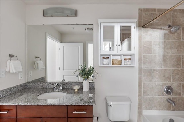 360 Nueces St Unit 1503, Austin, TX 78701 - full bathroom featuring vanity, toilet, and shower / tub combination