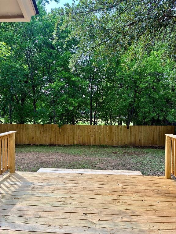 8011 Scotland Yard, Austin, TX 78759 - deck featuring a fenced backyard