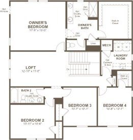 20600 Ed Townes Ter, Manor, TX 78653 - property floor plan