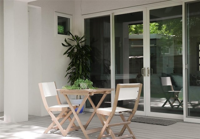 611 Fletcher St, Austin, TX 78704 - exterior space featuring french doors