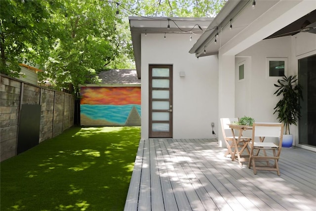 611 Fletcher St, Austin, TX 78704 - view of wooden deck