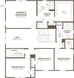 20406 Stelfox St, Manor, TX 78653 - property floor plan
