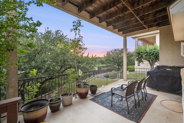 9904 Chester Cv, Austin, TX 78750 - view of patio / terrace with a balcony and area for grilling
