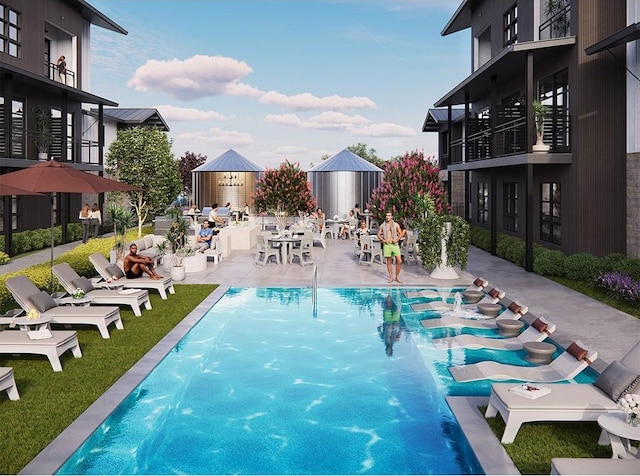 630 Central Pkwy Unit 1213, New Braunfels, TX 78130 - community pool with a patio