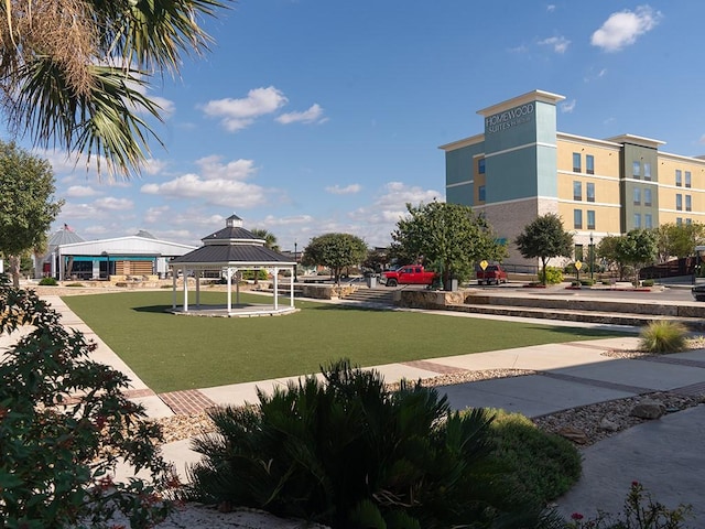 630 Central Pkwy Unit 1213, New Braunfels, TX 78130 - view of home's community with a gazebo and a yard