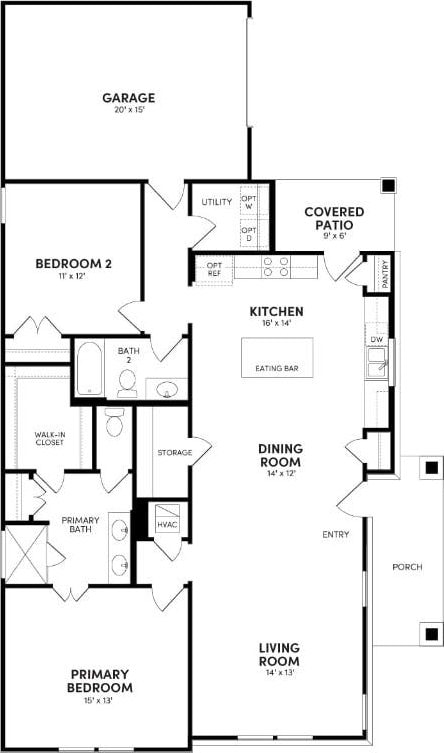 9101 Hamadryas Dr, Austin, TX 78744 - floor plan / room layout