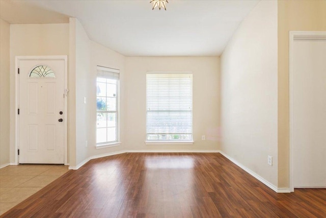 3005 Sugar Berry Cv, Round Rock, TX 78664 - foyer with wood finished floors and baseboards