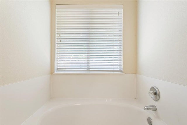 3005 Sugar Berry Cv, Round Rock, TX 78664 - bathroom with plenty of natural light and a garden tub