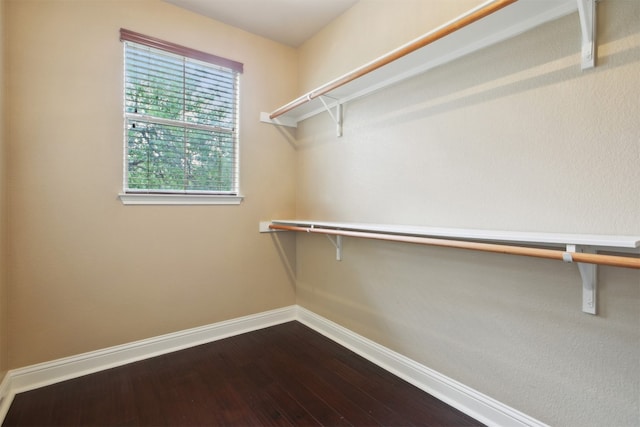 12109 Bryony Dr, Austin, TX 78739 - spacious closet featuring dark wood finished floors
