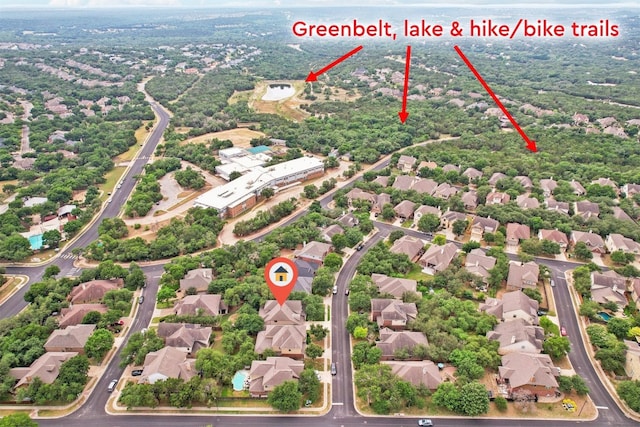 12109 Bryony Dr, Austin, TX 78739 - aerial view of residential area