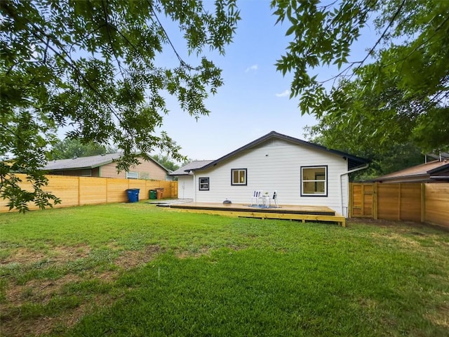 903 Cardiff Dr, Austin, TX 78745 - rear view of house featuring a wooden deck