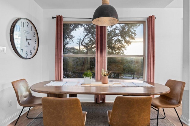 103 Bellagio Dr, Lakeway, TX 78734 - dining space with baseboards and wood finished floors