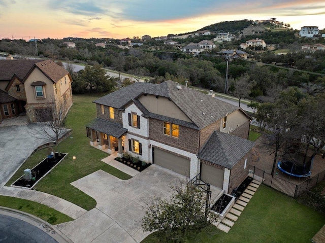 103 Bellagio Dr, Lakeway, TX 78734 - view of aerial view at dusk