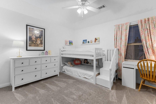 103 Bellagio Dr, Lakeway, TX 78734 - bedroom featuring carpet flooring, baseboards, and ceiling fan