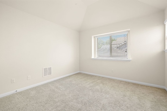 5012 Yucca Bloom Dr, Georgetown, TX 78626 - carpeted spare room with vaulted ceiling and baseboards